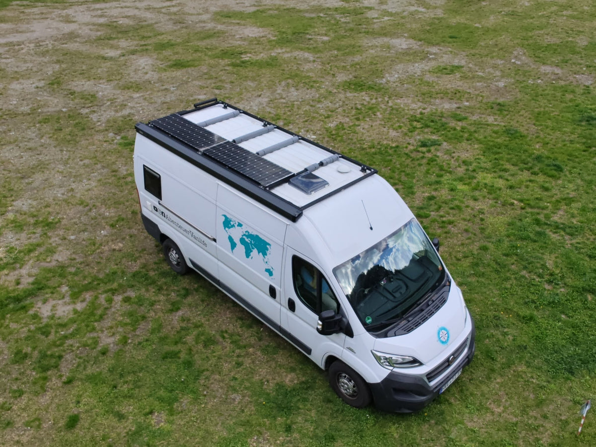 Dachträger - Fiat Ducato / Citroen Jumper / Peugeot Boxer ab Bj. 2006 / Movano (ab Bj. 2021) mit vorhandender Thule Omnistor Markise 6300