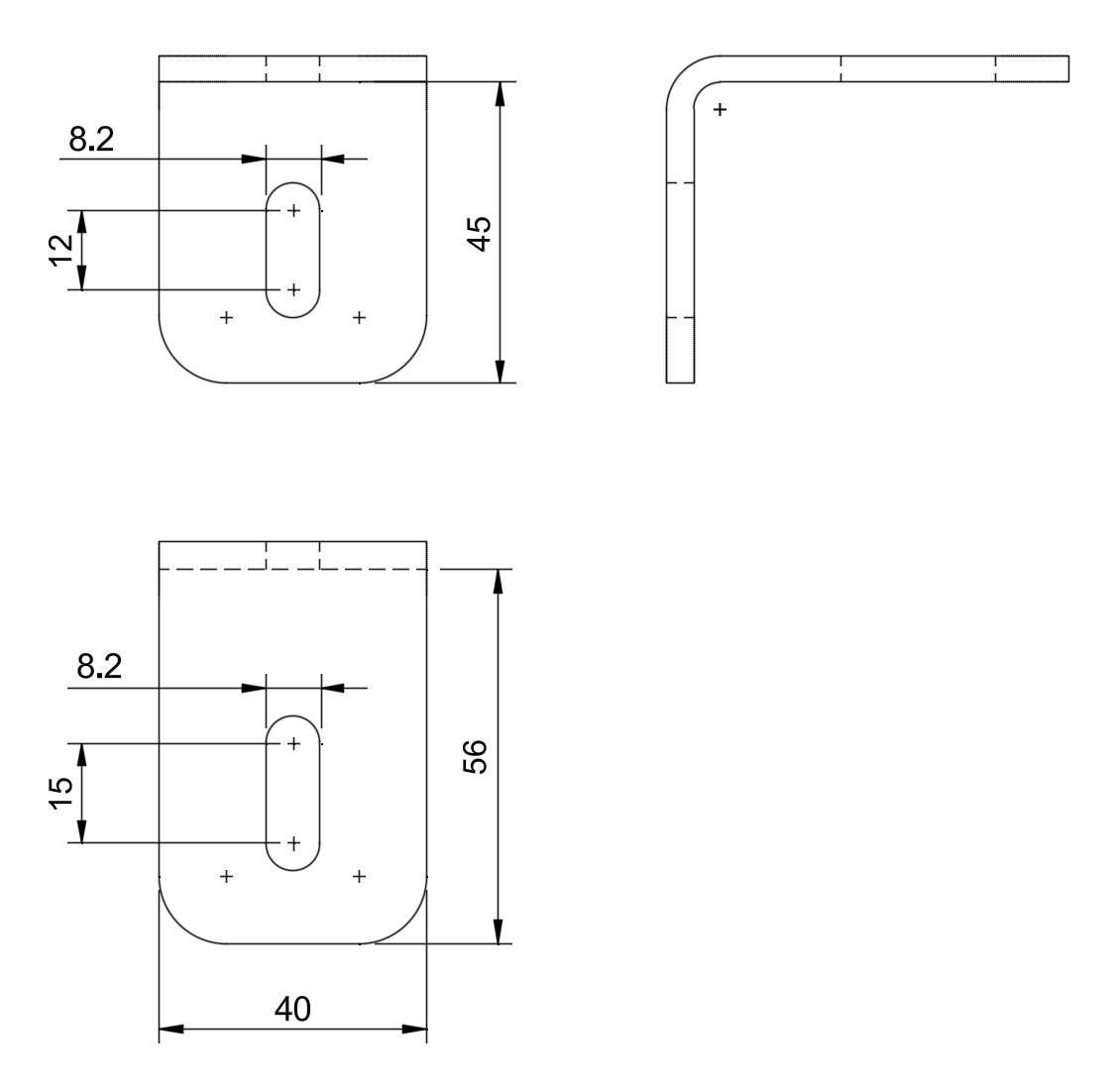 10x Universalhalter für Solar / Dachterasse