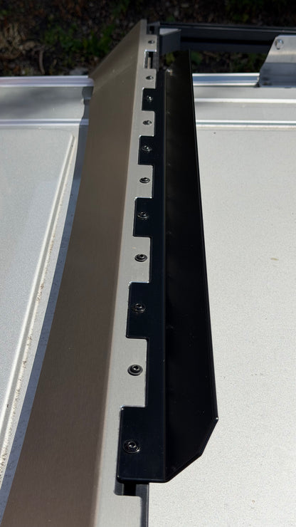 Windabweiser-Erweiterung für Dachträger bei Dachfenster/Dachzelt etc.