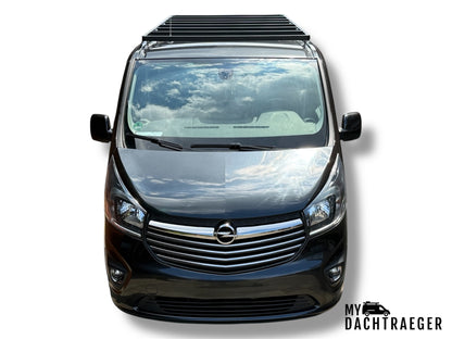 MyDachtraeger Dachträger Dachträger - Opel Vivaro B(Bj. 2014-2018), Renault Traffic 3(Bj. 2014-2019), Fiat Talento(Bj. 2016-2021) leicht robust stabil schwarz aluminium