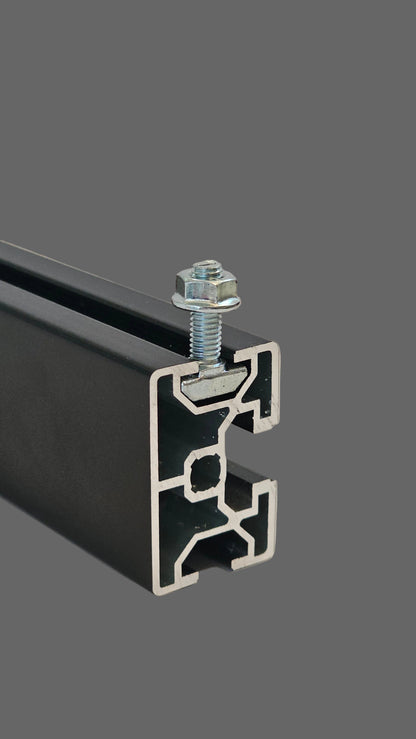 Hammerkopfschraube & Bundmutter M6/M8 für Bosch-Nut – 10er Set - verzinkt