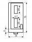 2x Winkel 40x80  Nut 10B inkl. Verschraubung und Abdeckung